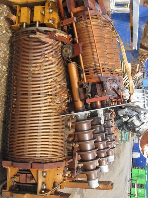 Transformer copper core coil scraps
